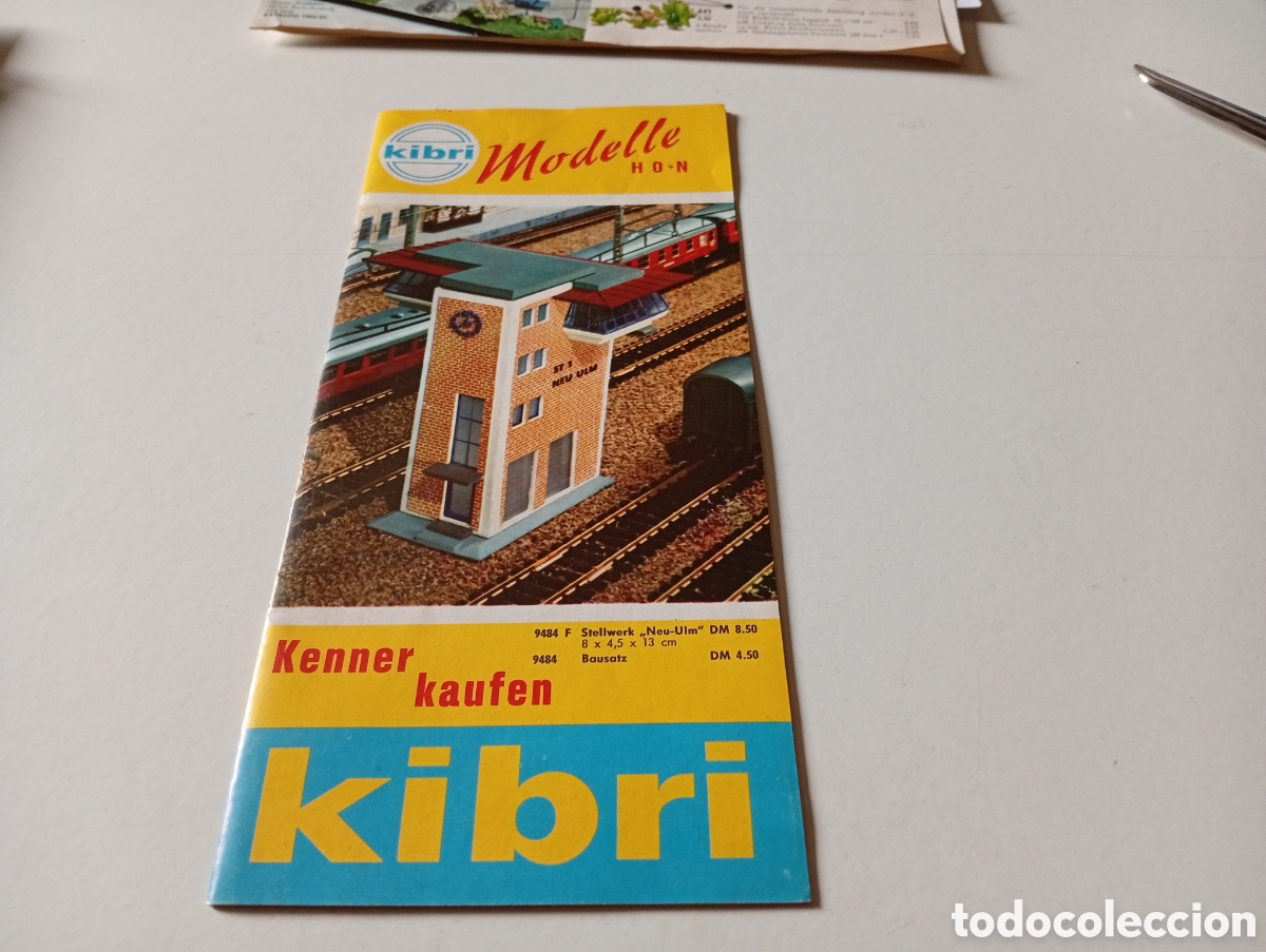 Otros Art&iacute;culos de Coleccionismo en Papel: Folleto cat&aacute;logo kibri Modelle HO+N trenes made Germany