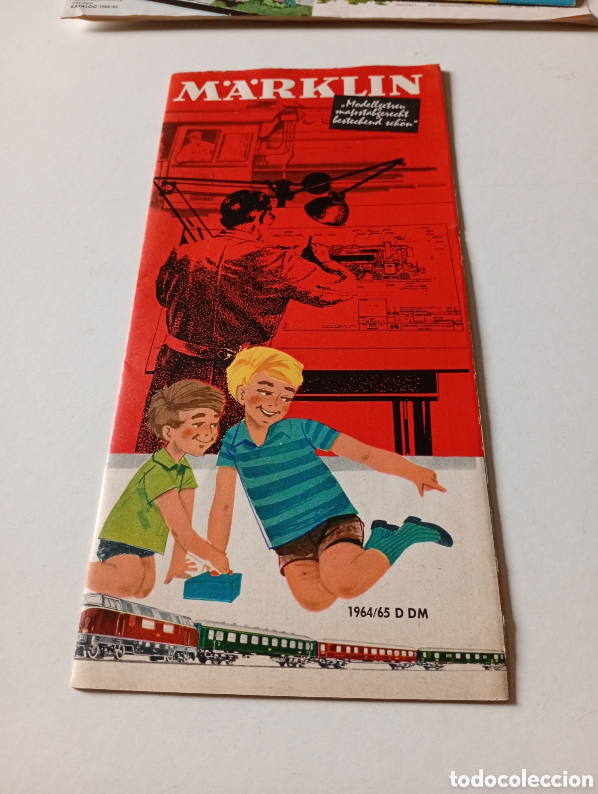 Otros Art&iacute;culos de Coleccionismo en Papel: Folleto MARKLIN juguetes trenes made Germany 1964