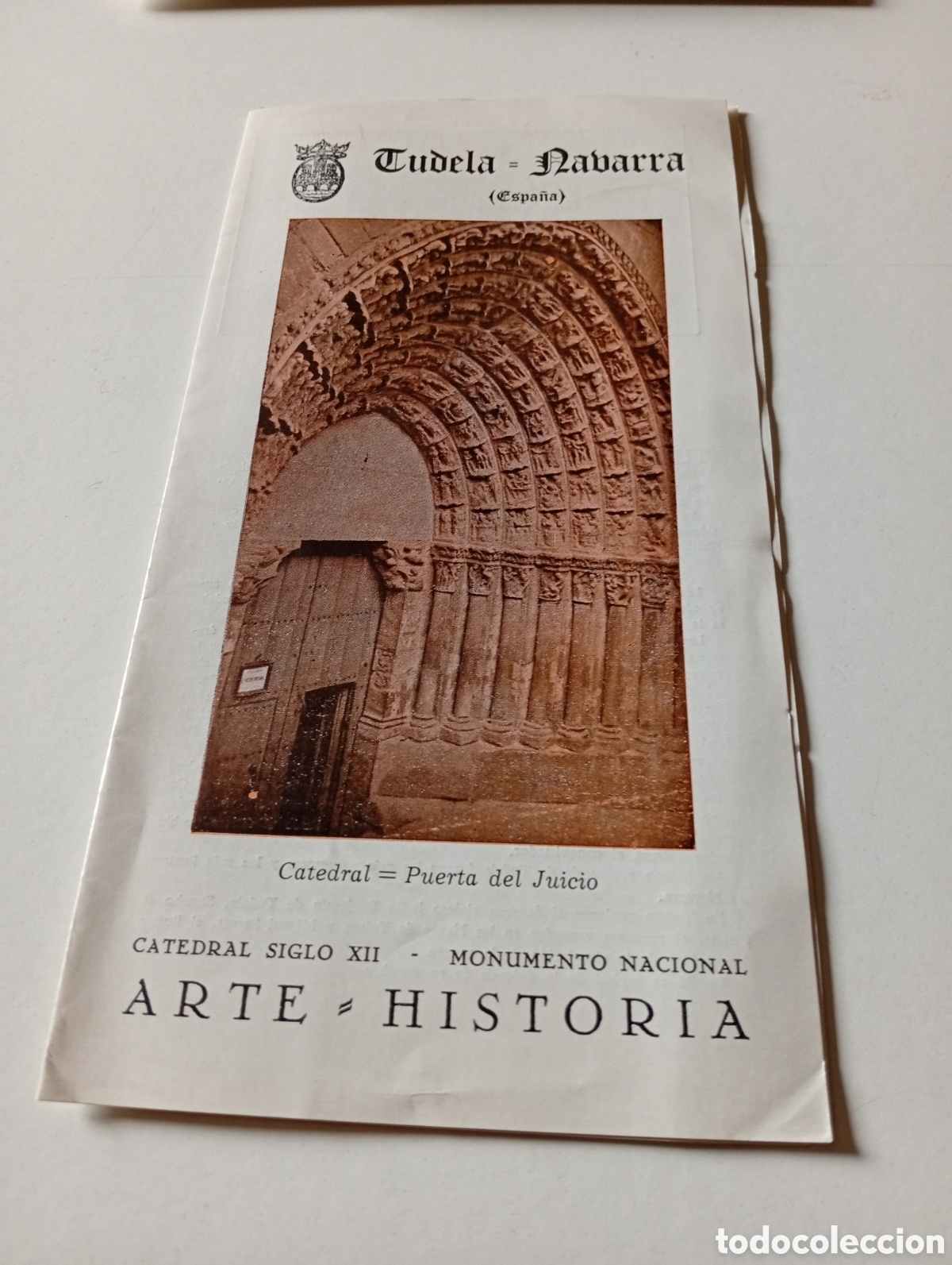 Otros Art&iacute;culos de Coleccionismo en Papel: Folleto tur&iacute;stico Tudela, Navarra