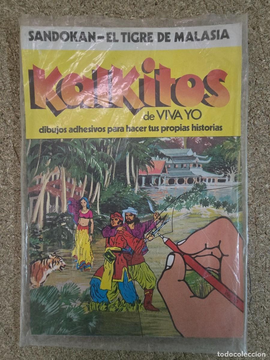 Otros Art&iacute;culos de Coleccionismo en Papel: Kalkitos de Viva Yo.Sandokan El Tigre de Malasia