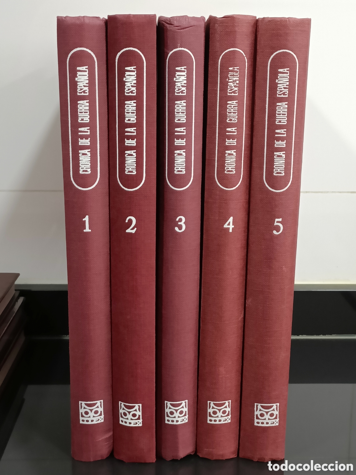Otros Art&iacute;culos de Coleccionismo en Papel: 5 Tomos Cr&oacute;nica de la Guerra Espa&ntilde;ola enciclopedia Codex