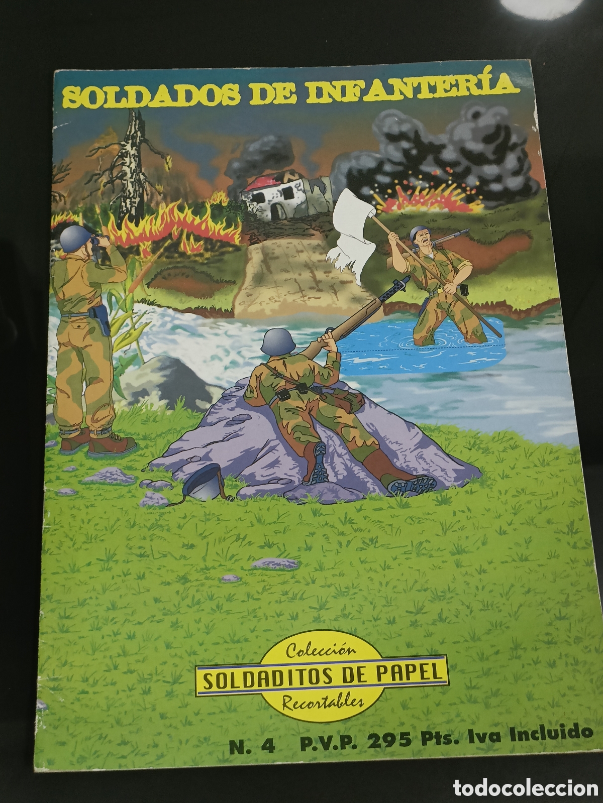 Otros Art&iacute;culos de Coleccionismo en Papel: Soldaditos de Papel Recortables, titulada espec&iacute;ficamente &rdquo;Soldados de Infanter&iacute;a&rdquo;