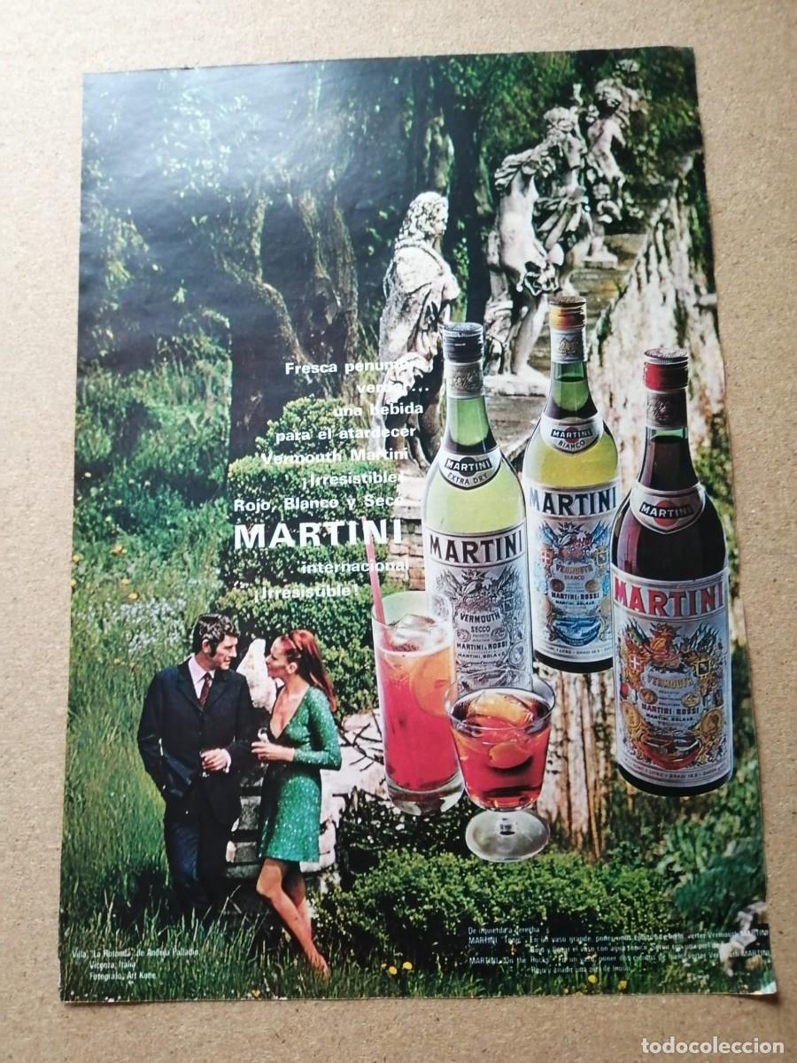 Otros Art&iacute;culos de Coleccionismo en Papel: ANUNCIO MARTINI (A&Ntilde;OS 70)