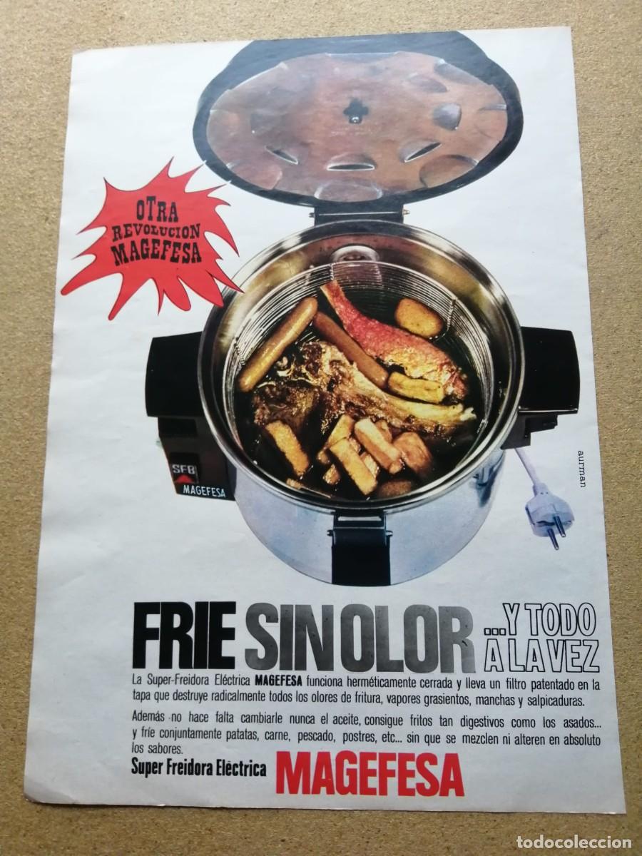 Otros Art&iacute;culos de Coleccionismo en Papel: ANUNCIO SUPER FREIDORA ELECTRICA MAGEFESA