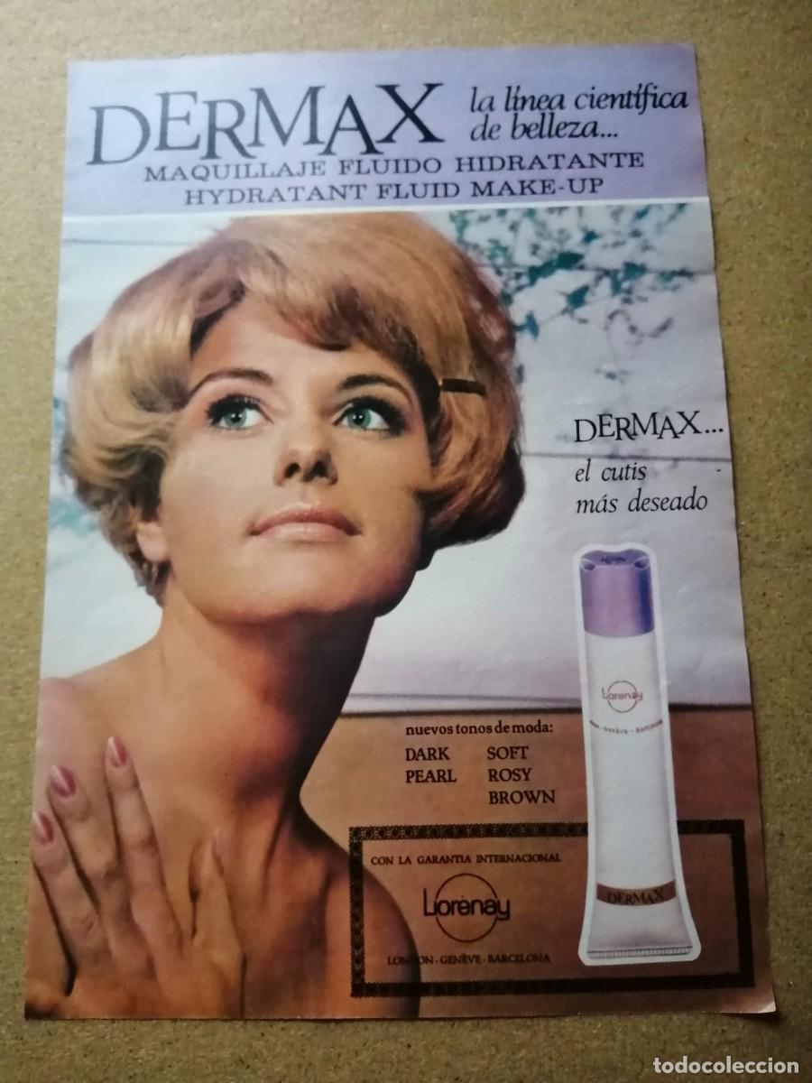 Otros Art&iacute;culos de Coleccionismo en Papel: ANUNCIO MAQUILLAJE FLUIDO HIDRATANTE DERMAX