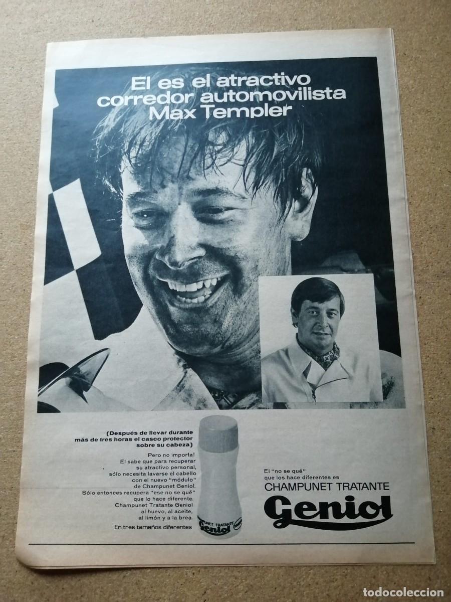 Otros Art&iacute;culos de Coleccionismo en Papel: ANUNCIO CHAMPU GENIOL