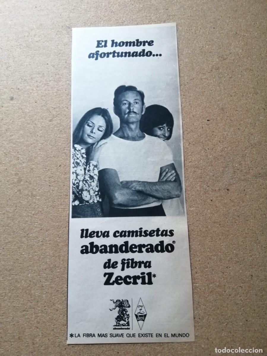 Otros Art&iacute;culos de Coleccionismo en Papel: ANUNCIO. CAMISETAS ABANDERADO