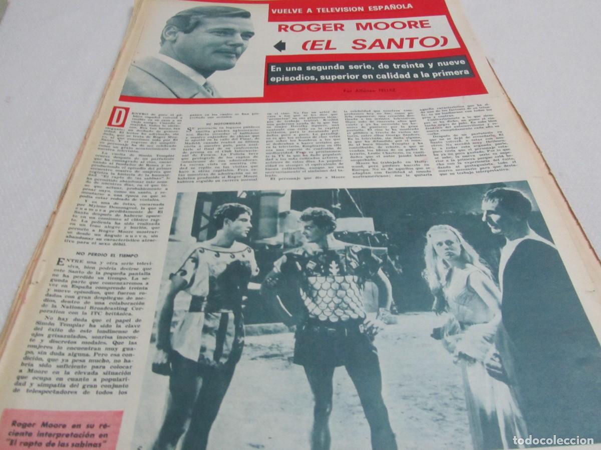 Otros Art&iacute;culos de Coleccionismo en Papel: ROGER MOORE, EL SANTO, TOM JONES,SYLVIE VARTAN,KARINA, ANTOINE, ARTICULO DE PRENSA
