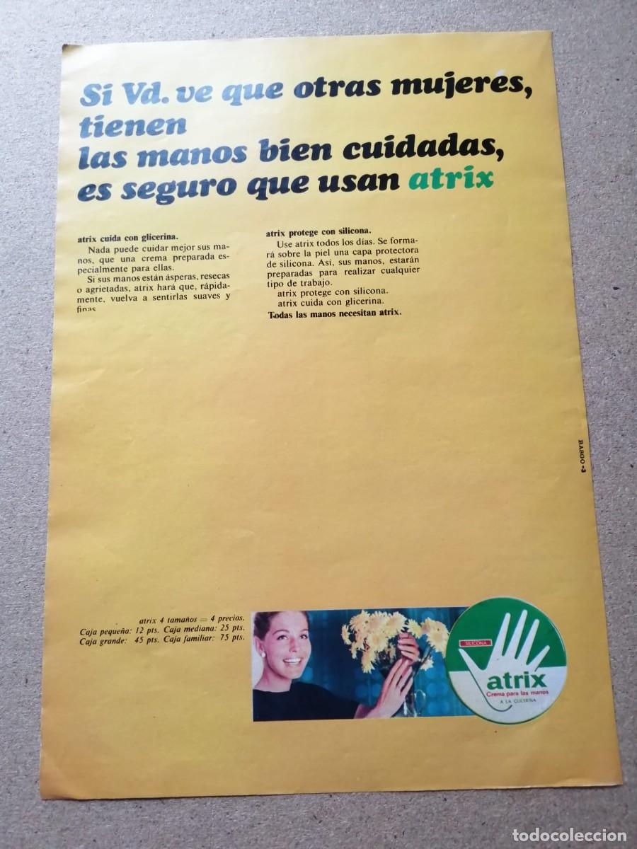 Otros Art&iacute;culos de Coleccionismo en Papel: ANUNCIO. CREMA DE MANOS ATRIX
