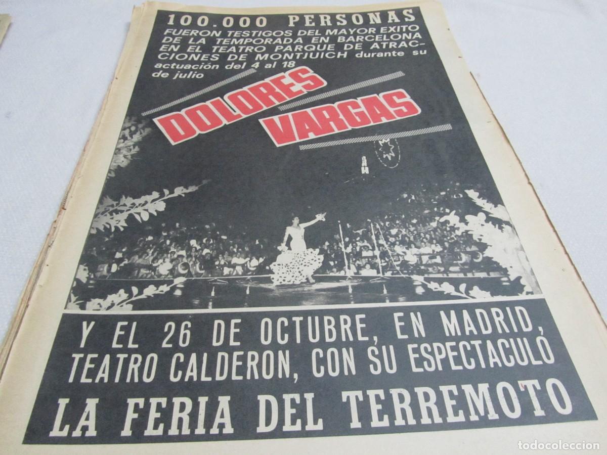Otros Art&iacute;culos de Coleccionismo en Papel: DOLORES VARGAS, LA TERREMOTO, ARTICULO DE PRENSA