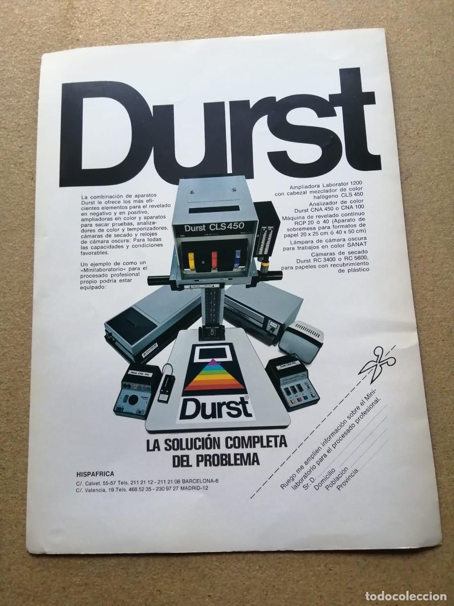 Otros Art&iacute;culos de Coleccionismo en Papel: ANUNCIO. APARATOS FOTOGRAFICOS DURST