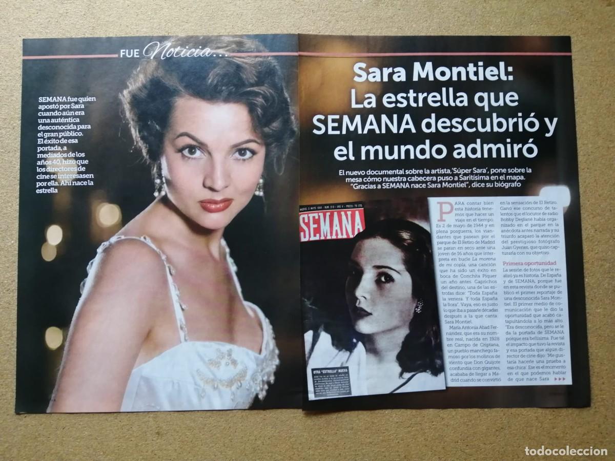 Otros Art&iacute;culos de Coleccionismo en Papel: REPORTAJE. SARA MONTIEL