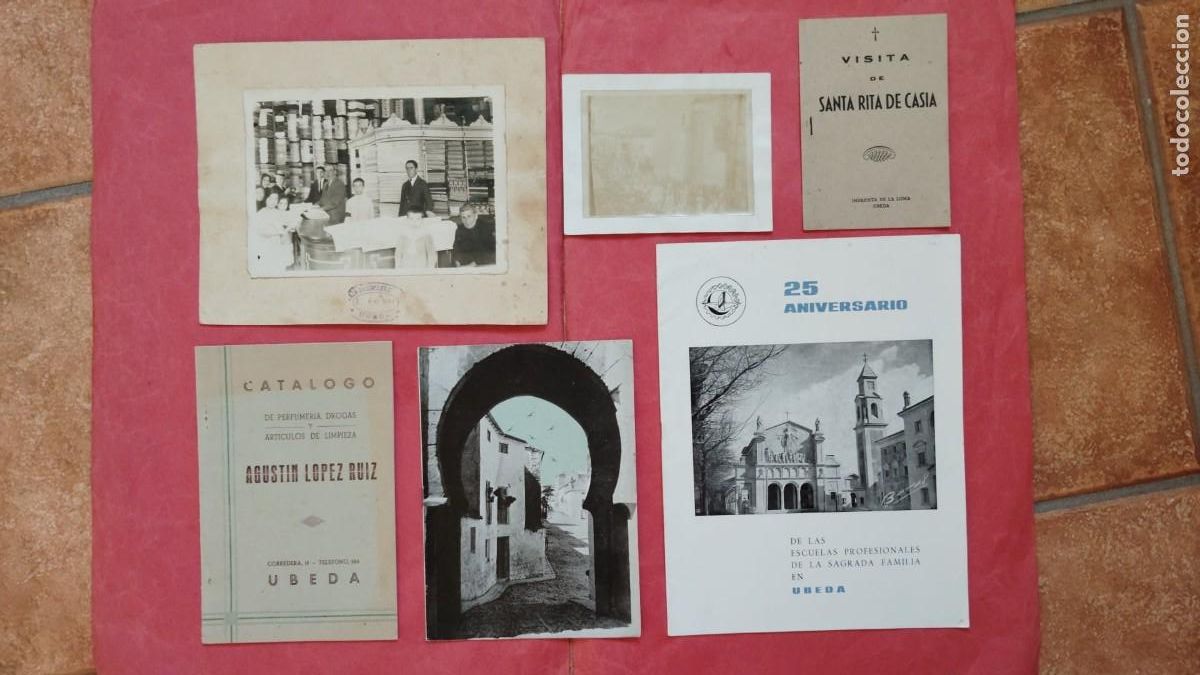 Otros Art&iacute;culos de Coleccionismo en Papel: RESUCIRADO.-ALBUMINA.-BONACHERA.-SANTA RITA.-AGUSTIN LOPEZ.-FERIA Y FIESTAS.-ESCUELAS PIAS.-UBEDA.