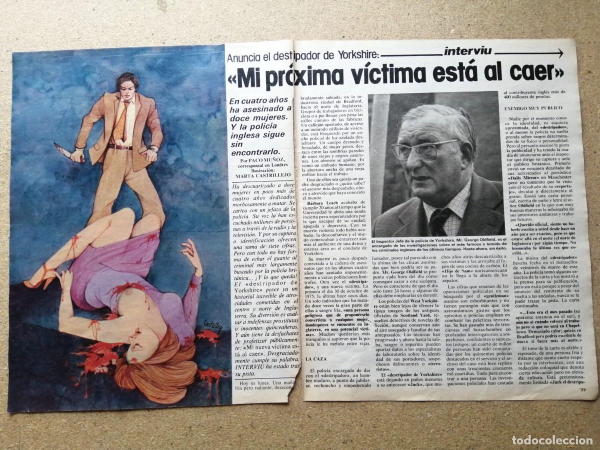 Otros Art&iacute;culos de Coleccionismo en Papel: REPORTAJE. EL DESTRIPADOR DE YORKSHIRE