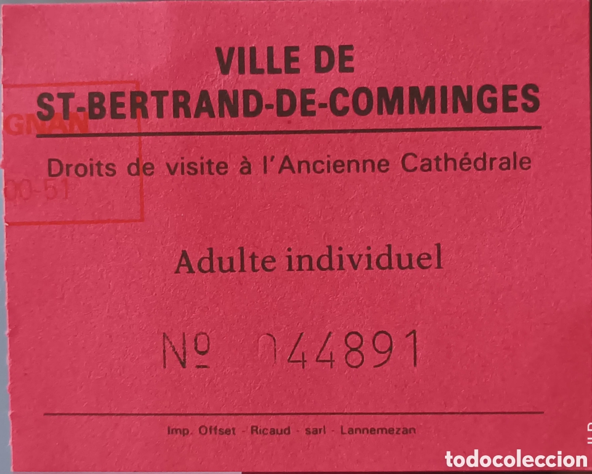 Otros Art&iacute;culos de Coleccionismo en Papel: ENTRADA CATEDRAL VIEJA