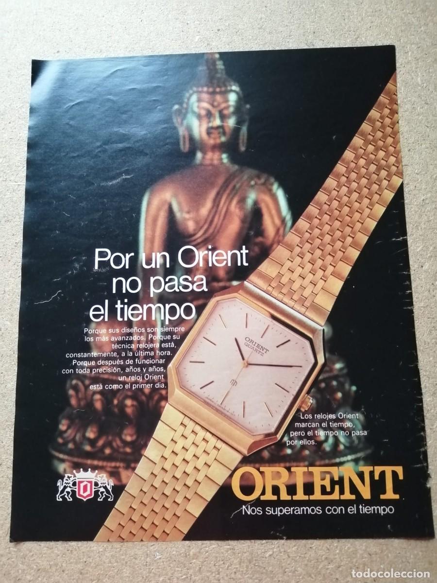 Otros Art&iacute;culos de Coleccionismo en Papel: ANUNCIO. RELOJ ORIENT
