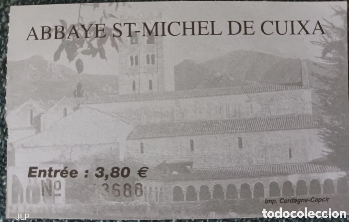 Otros Art&iacute;culos de Coleccionismo en Papel: ENTRADA ABAD&Iacute;A ST MICHEL DE CUIXA
