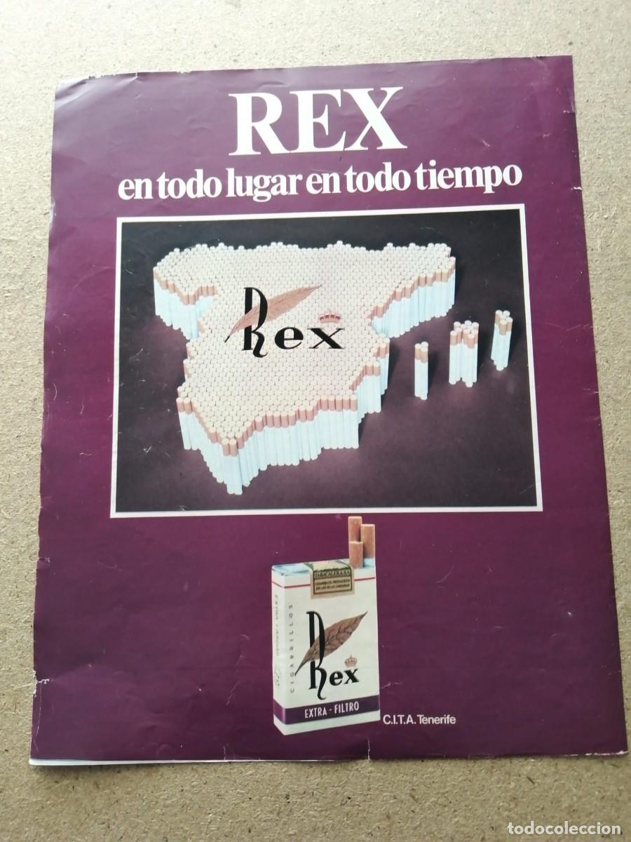 Otros Art&iacute;culos de Coleccionismo en Papel: ANUNCIO. TABACO REX.