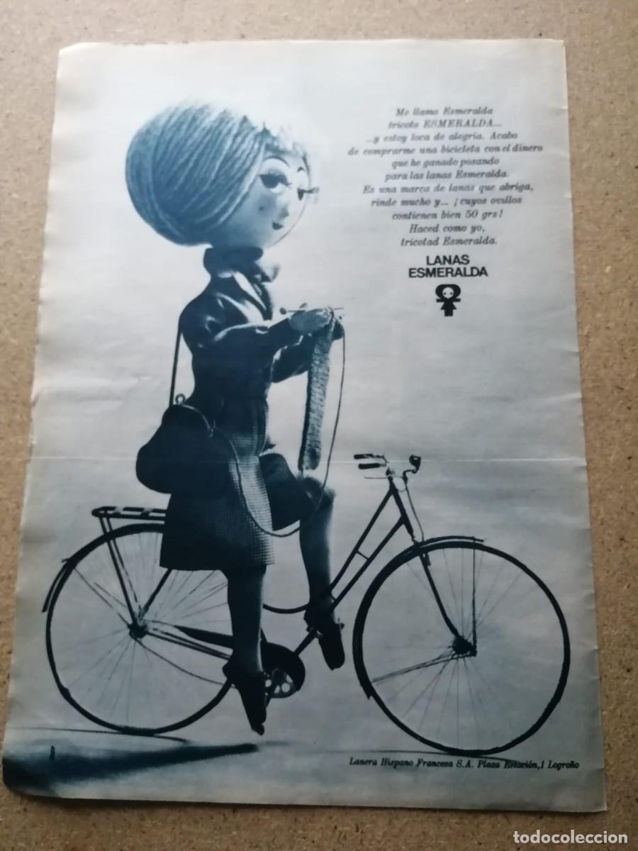 Otros Art&iacute;culos de Coleccionismo en Papel: ANUNCIO. LANAS ESMERALDA