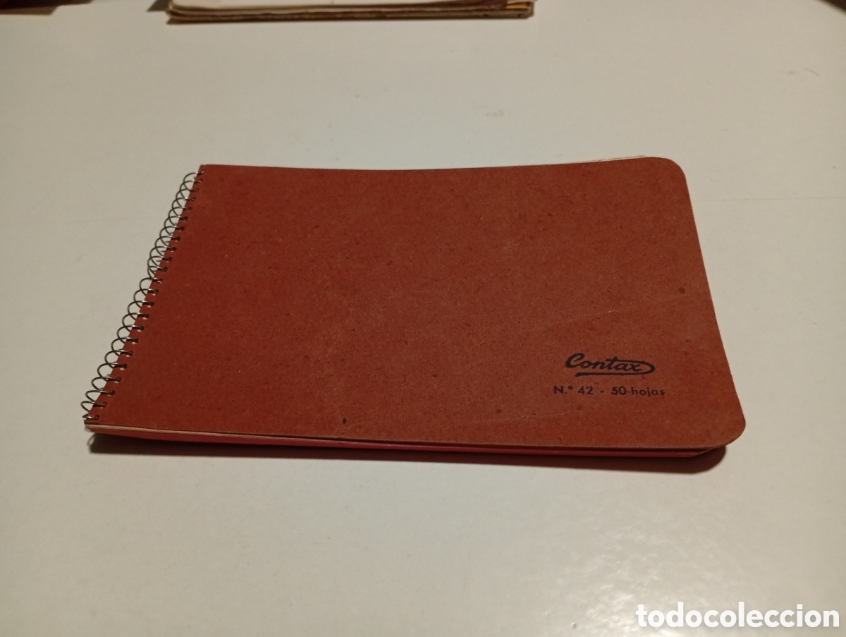 Otros Art&iacute;culos de Coleccionismo en Papel: Libreta Contax, anotaciones pagos