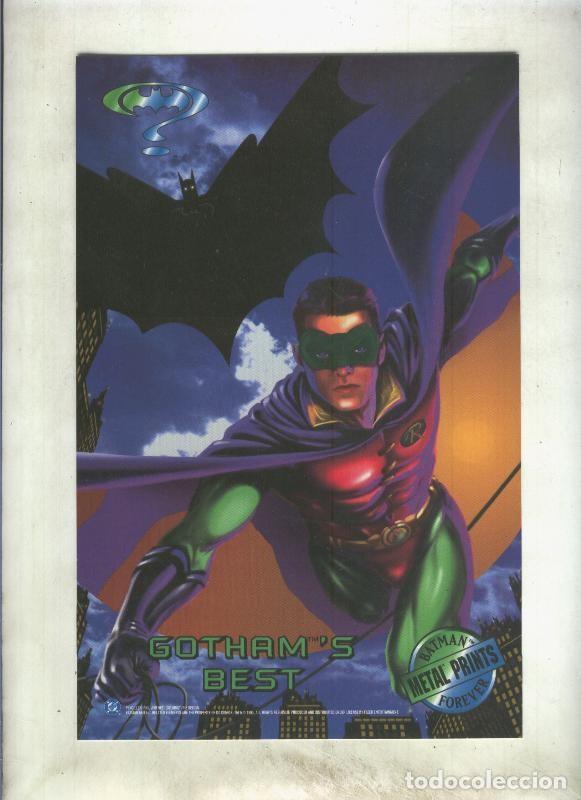 Otros art&iacute;culos de coleccionismo en papel: Lamina plastificada de Batman Forever: metal Prints: Gothams Best - Varios
