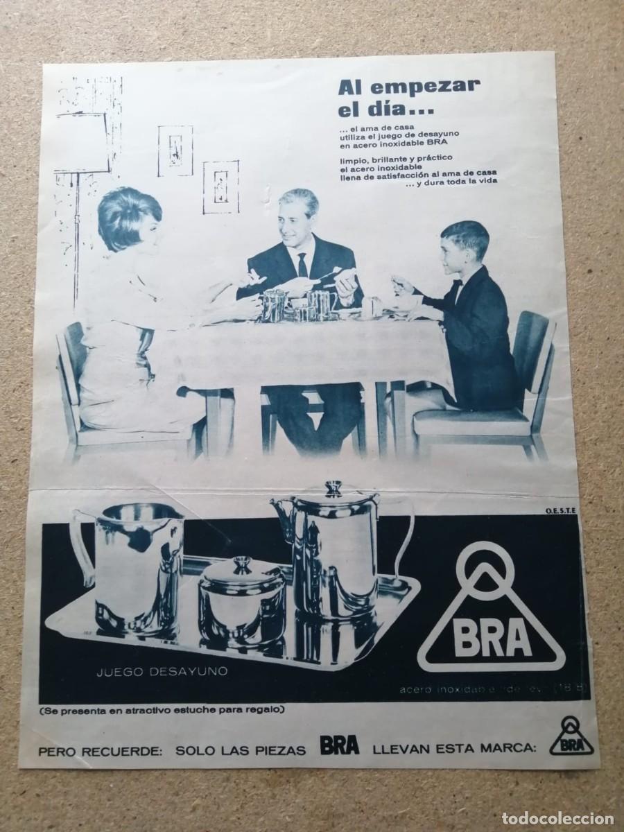 Otros Art&iacute;culos de Coleccionismo en Papel: ANUNCIO. JUEGO DE DESAYUNO BRA