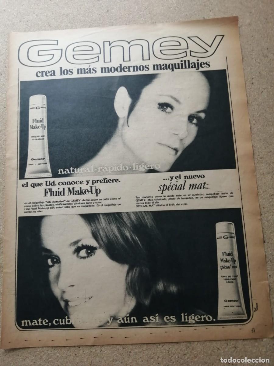 Otros Art&iacute;culos de Coleccionismo en Papel: ANUNCIO. CREMA MAQUILLAJE GEMEY