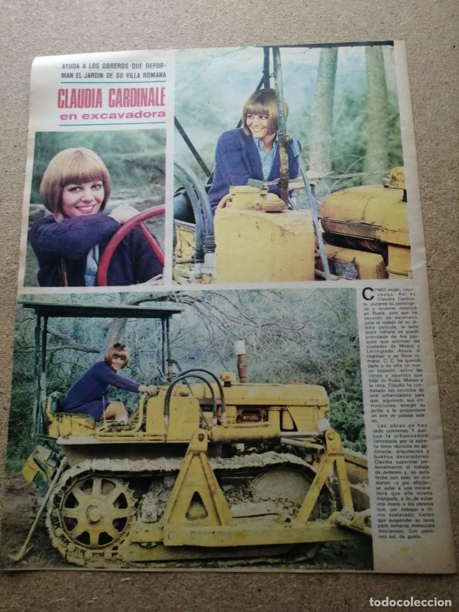 Otros Art&iacute;culos de Coleccionismo en Papel: REPORTAJE. CLAUDIA CARDINALE EN EXCAVADORA