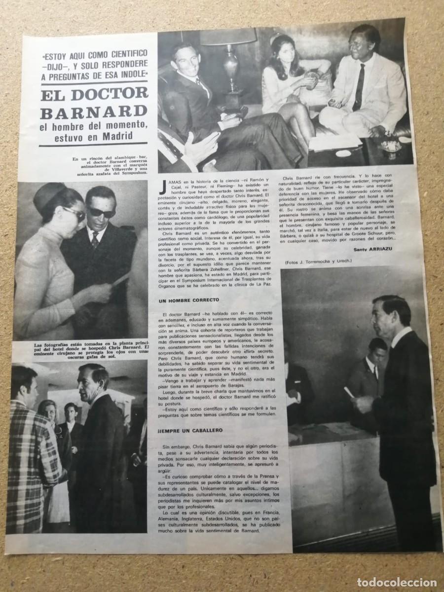 Otros Art&iacute;culos de Coleccionismo en Papel: REPORTAJE. CHRISTIAN BARNARD ESTUVO EN MADRID