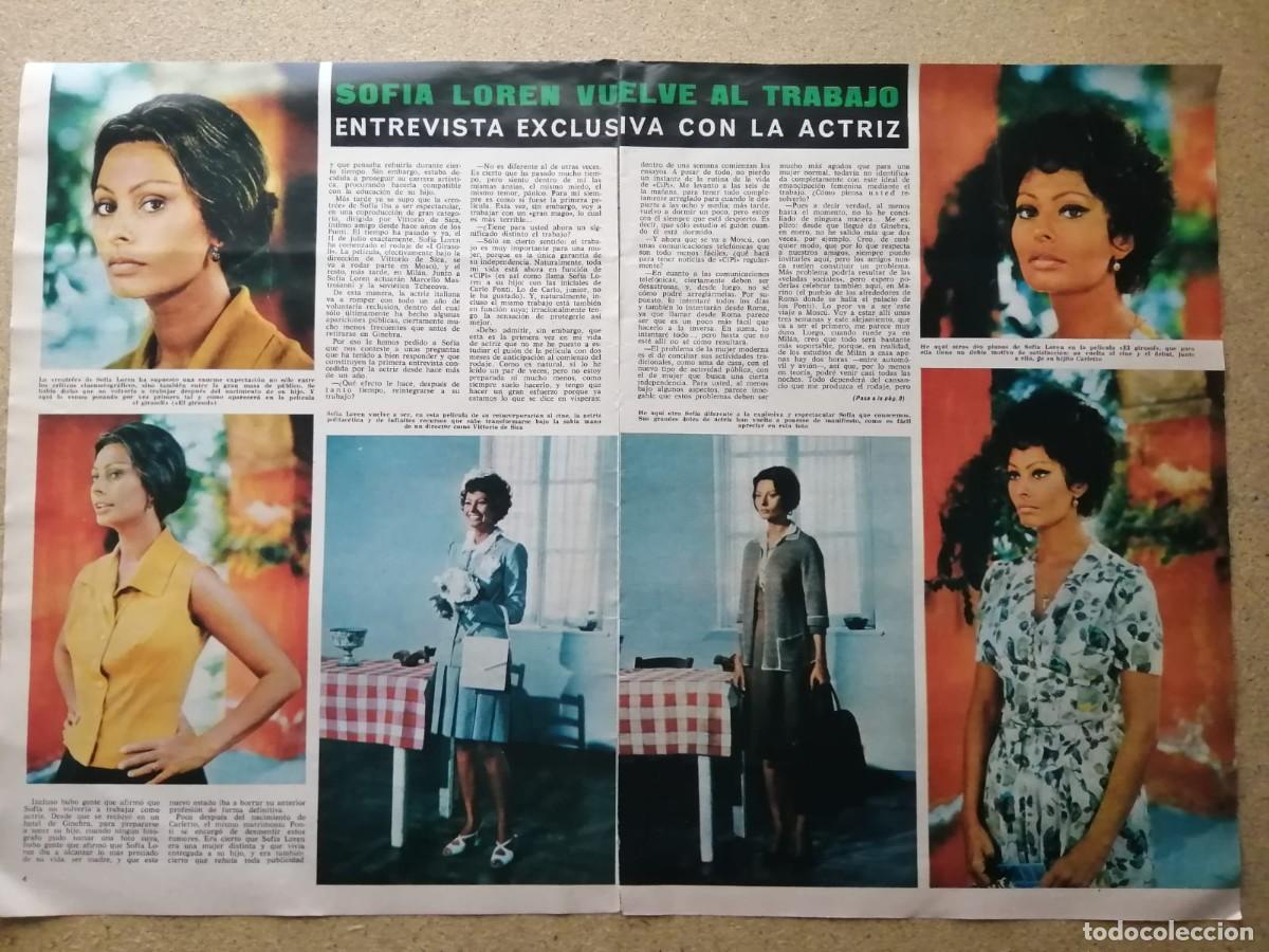 Altri oggetti di carta: REPORTAJE. SOFIA LOREN EN EL RODAJE DE &rdquo;LOS GIRASOLES&rdquo;