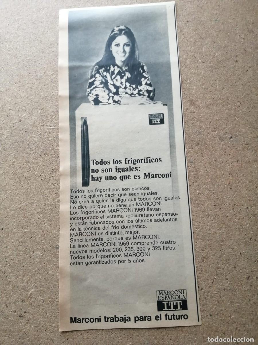 Altri oggetti di carta: ANUNCIO. MARCONI ESPA&Ntilde;OLA ITT