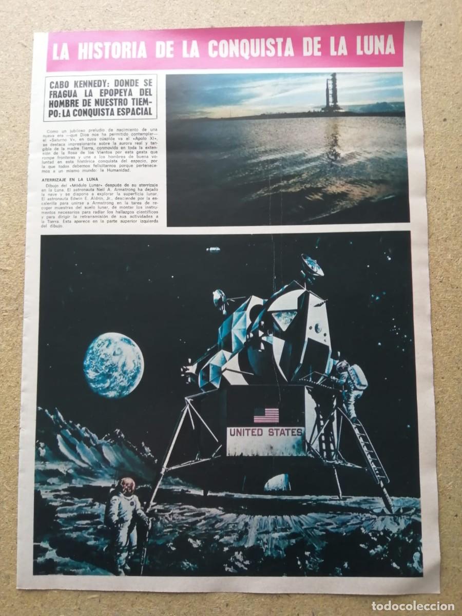 Otros Art&iacute;culos de Coleccionismo en Papel: REPORTAJE. LA HISTORIA DE LA CONQUISTA DE LA LUNA