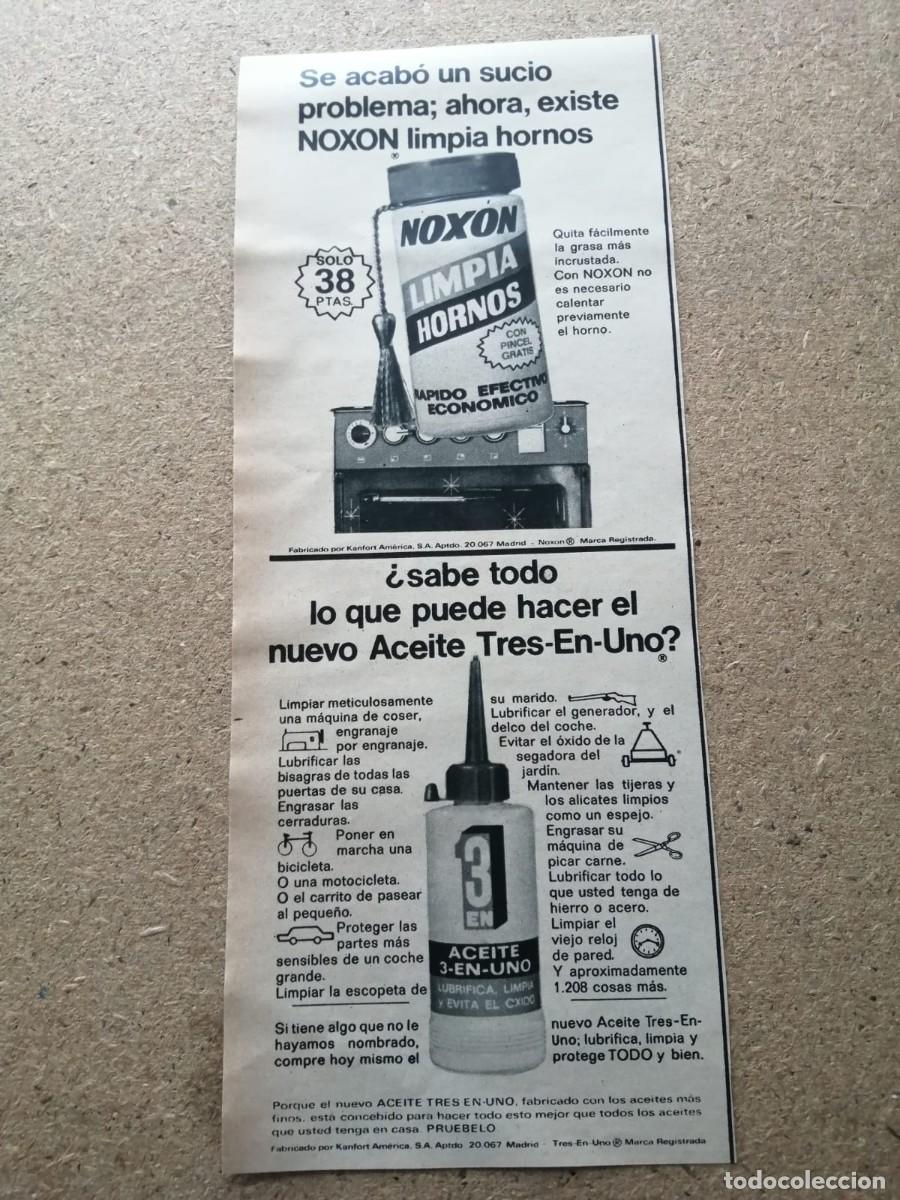 Altri oggetti di carta: ANUNCIO. NOXON, LIMPIA HORNOS