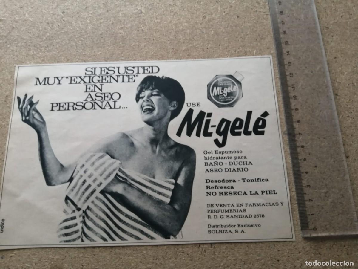 Otros Art&iacute;culos de Coleccionismo en Papel: ANUNCIO. GEL ESPUMOSO MI - GELE