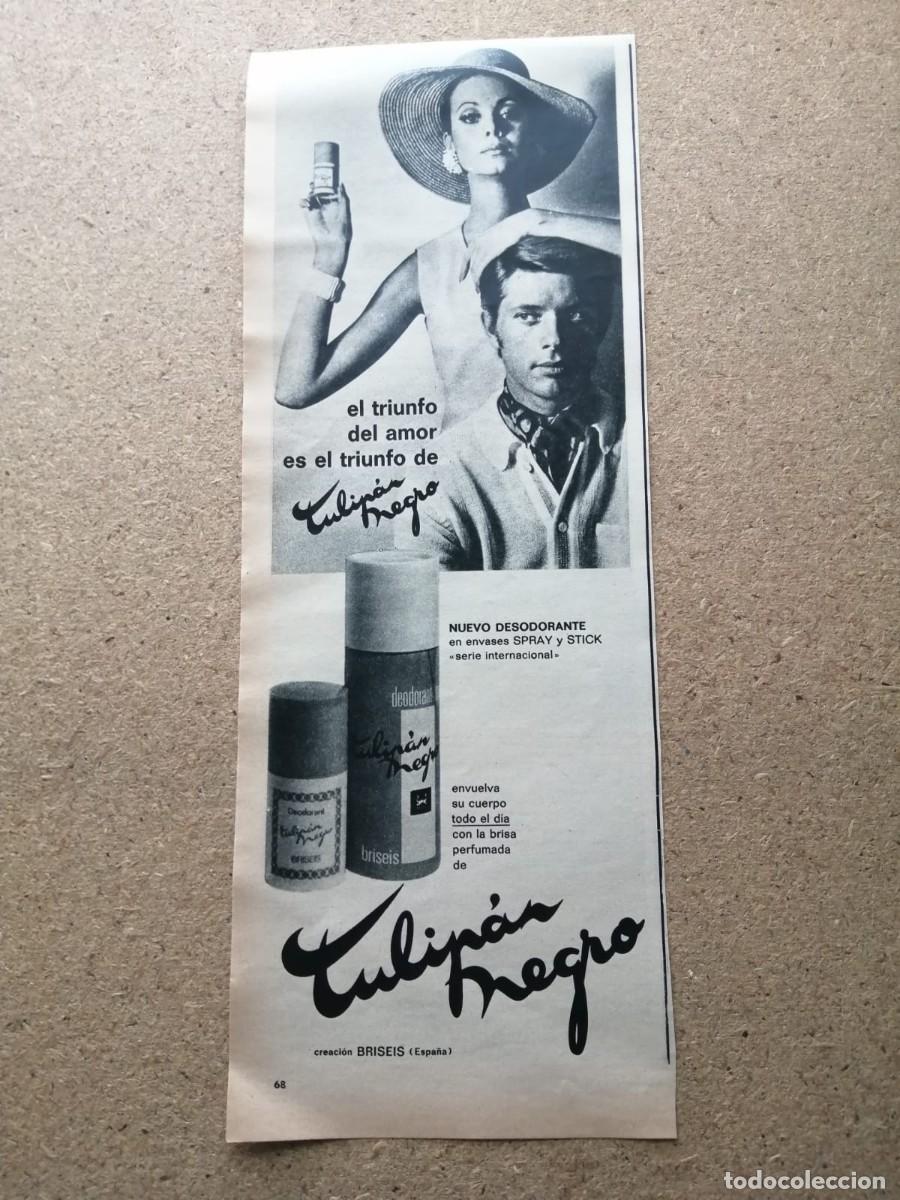 Otros Art&iacute;culos de Coleccionismo en Papel: ANUNCIO. TULIPAN NEGRO