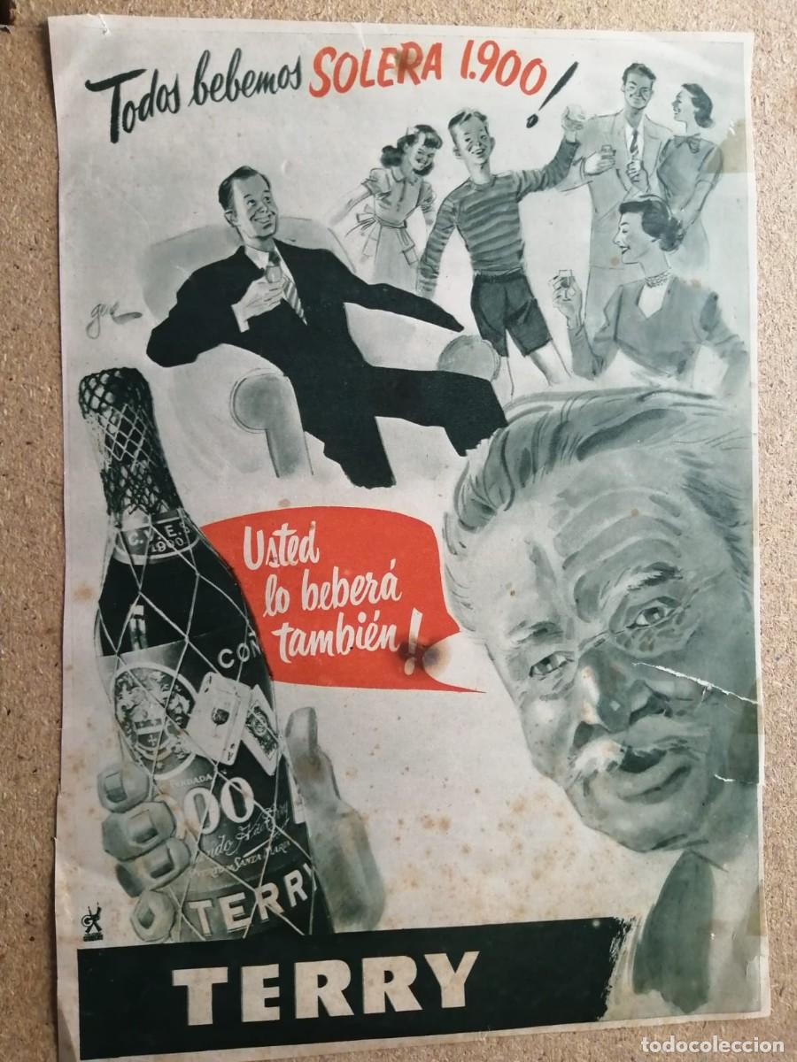 Otros Art&iacute;culos de Coleccionismo en Papel: ANUNCIO. TERRY SOLERA 1900