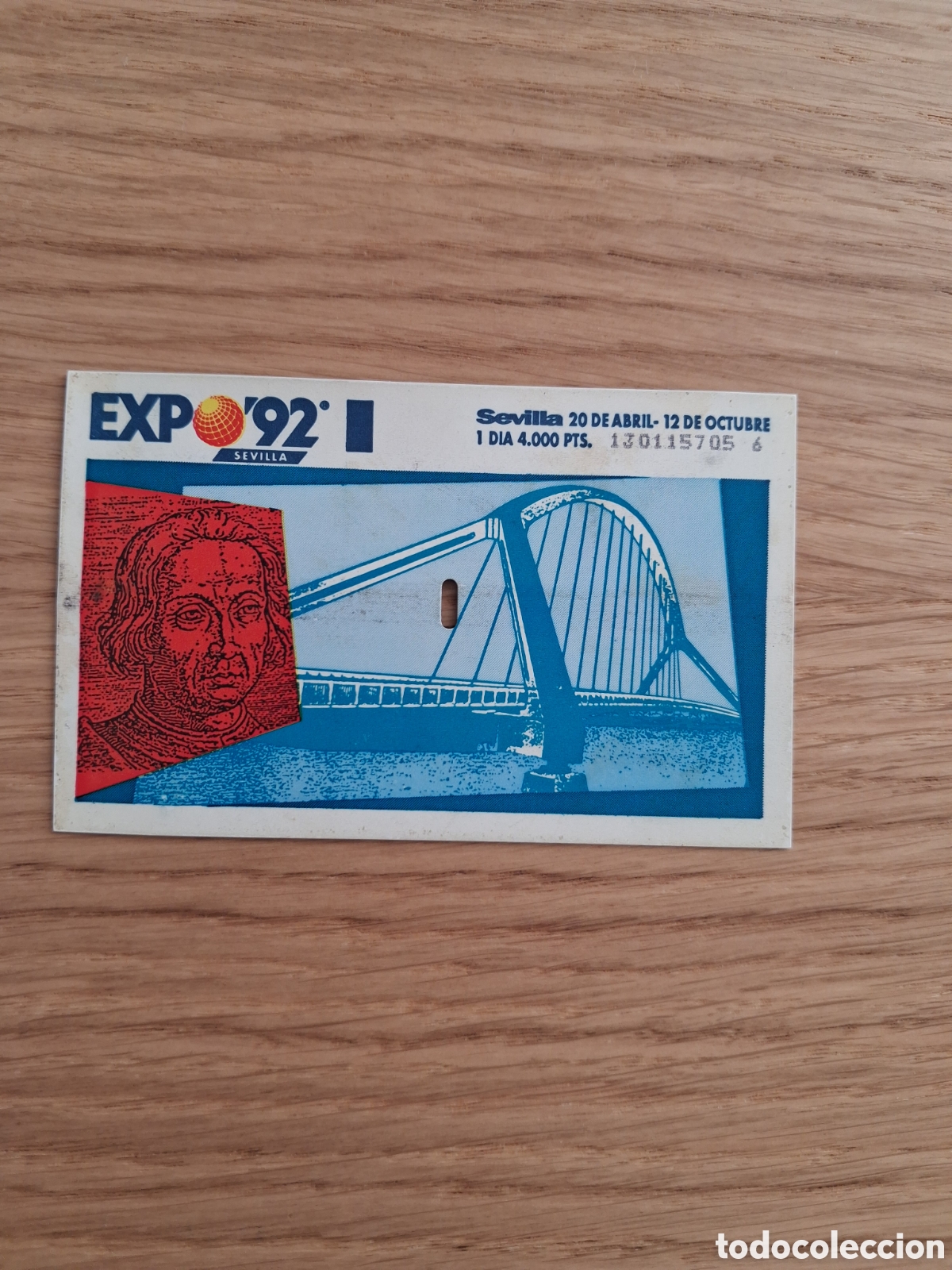 Otros Art&iacute;culos de Coleccionismo en Papel: Entrada adulto EXPO'92 Sevilla