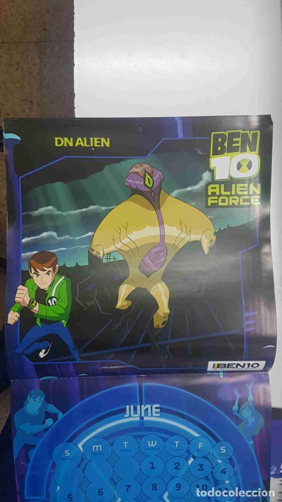 Otros art&iacute;culos de coleccionismo en papel: Calendario / Kalender / Calendrier / Calendar: 2011 : Ben 10 Alien Force - lamina 06, Dn Alien - var