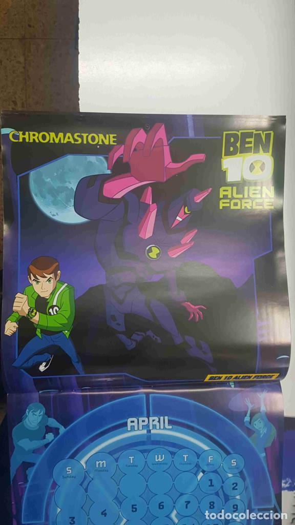 Otros art&iacute;culos de coleccionismo en papel: Calendario / Kalender / Calendrier / Calendar: 2011 : Ben 10 Alien Force - lamina 04, Chromastone -