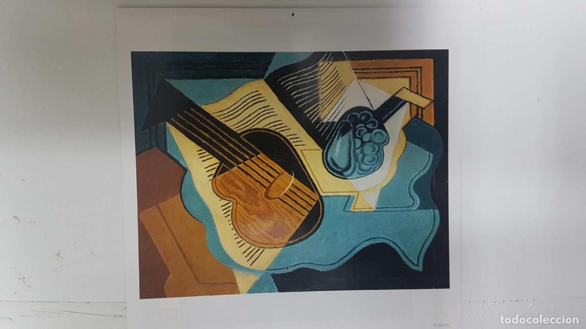 Otros art&iacute;culos de coleccionismo en papel: Calendario / Kalender / Calendrier / Calendar: 2011 : Cubism (cubismo) - lamina 07, Juan Gris (Guita