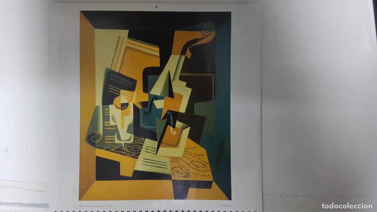 Otros art&iacute;culos de coleccionismo en papel: Calendario / Kalender / Calendrier / Calendar: 2011 : Cubism (cubismo) - lamina 12, Juan Gris (Violi