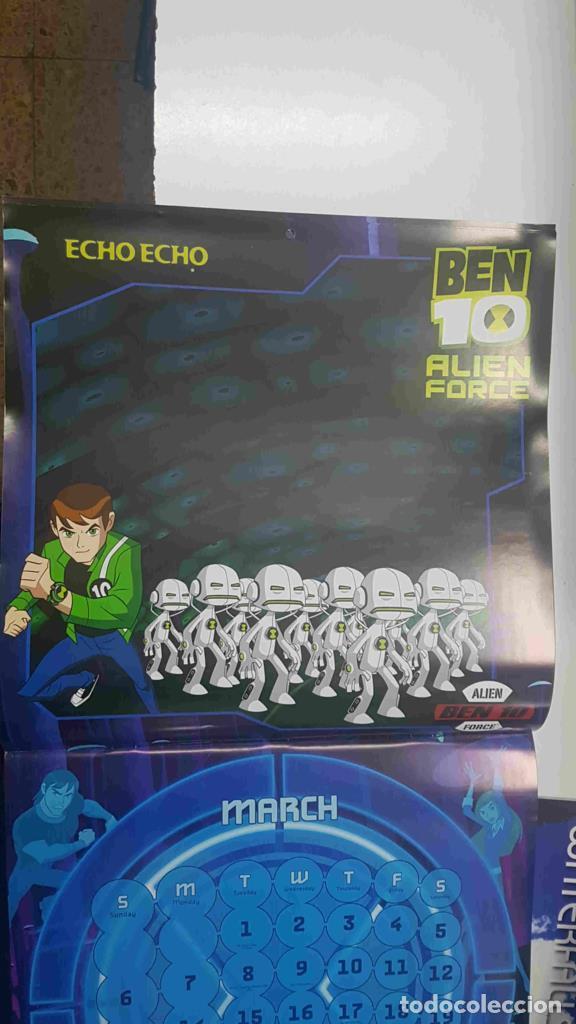 Otros art&iacute;culos de coleccionismo en papel: Calendario / Kalender / Calendrier / Calendar: 2011 : Ben 10 Alien Force - lamina 03, Echo echo - va
