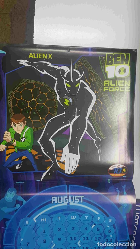 Otros art&iacute;culos de coleccionismo en papel: Calendario / Kalender / Calendrier / Calendar: 2011 : Ben 10 Alien Force - lamina 08, Alien X - vari