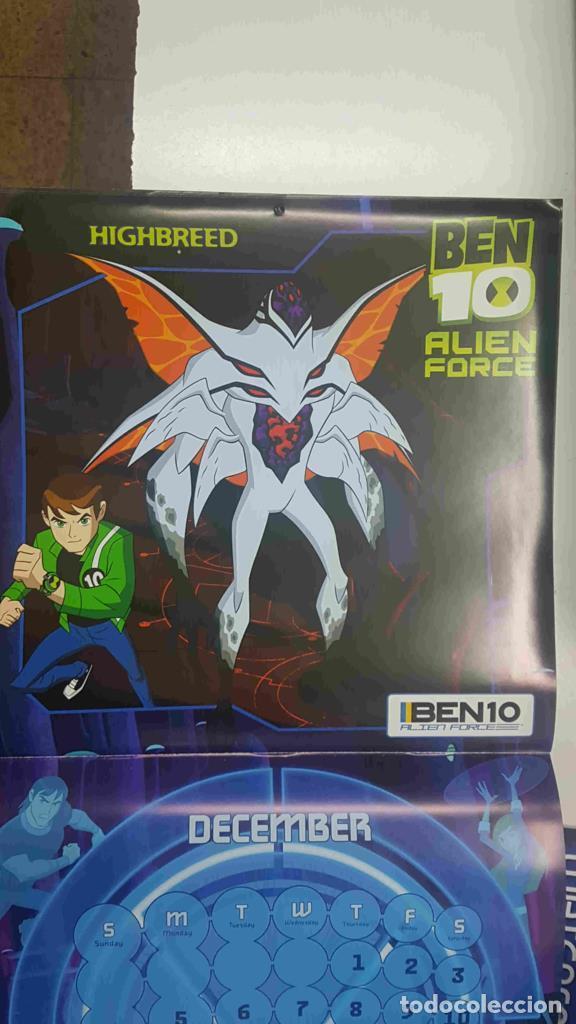 Otros art&iacute;culos de coleccionismo en papel: Calendario / Kalender / Calendrier / Calendar: 2011 : Ben 10 Alien Force - lamina 12, Highbreed - va