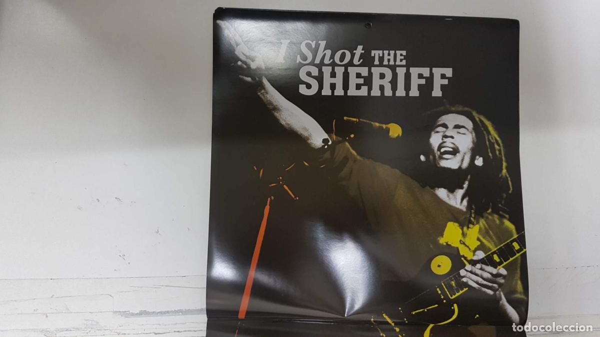 Otros art&iacute;culos de coleccionismo en papel: Calendario / Kalender / Calendrier / Calendar: 2011 : Bob Marley - lamina 08, I shot the sheriff - v
