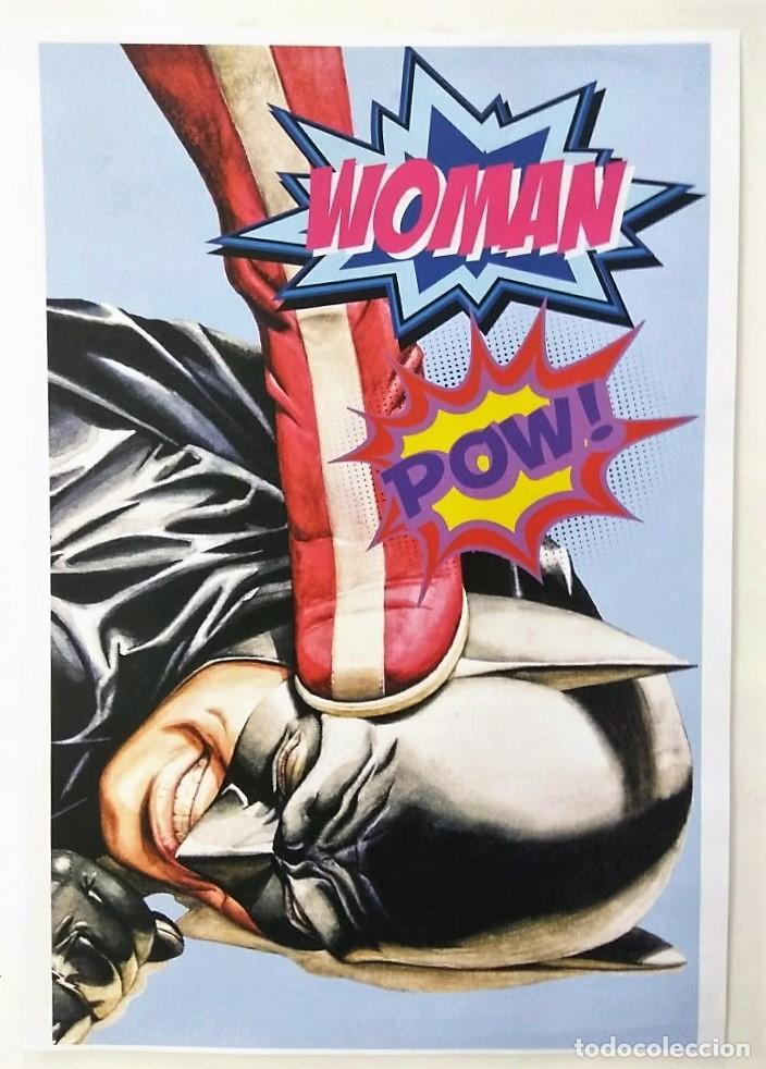 Otros art&iacute;culos de coleccionismo en papel: Lamina/Poster: Lamina Poster BATMAN / WONDER WOMAN - Woman Pow! - VARIOS