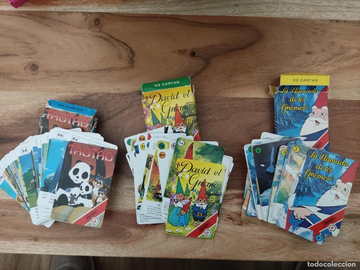 Otros Art&iacute;culos de Coleccionismo en Papel: 3 Barajas de Taotao y David el gnomo