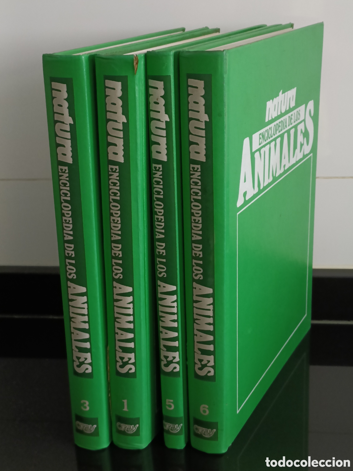 Otros Art&iacute;culos de Coleccionismo en Papel: Vol&uacute;menes 1-3-5-6 Enciclopedia de los animales Natura