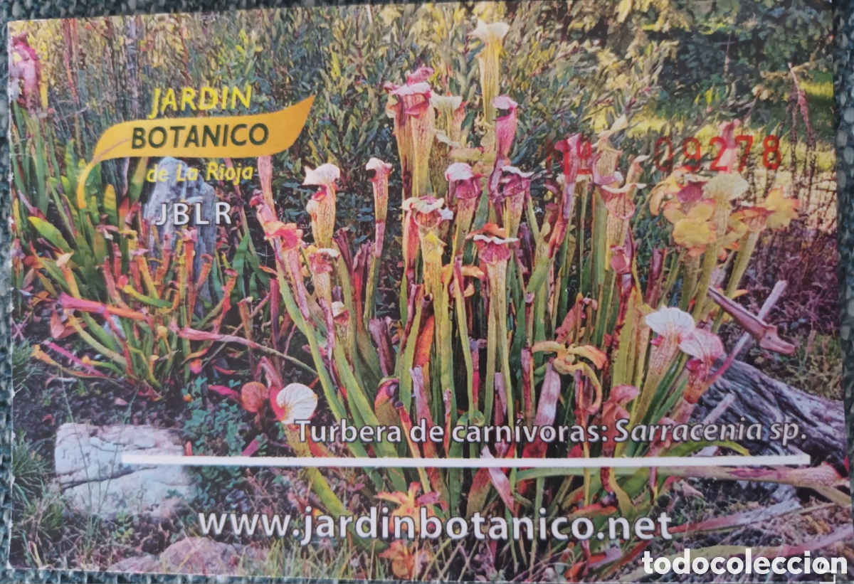 Otros Art&iacute;culos de Coleccionismo en Papel: ENTRADA JARD&Iacute;N BOT&Aacute;NICO DE LA RIOJA