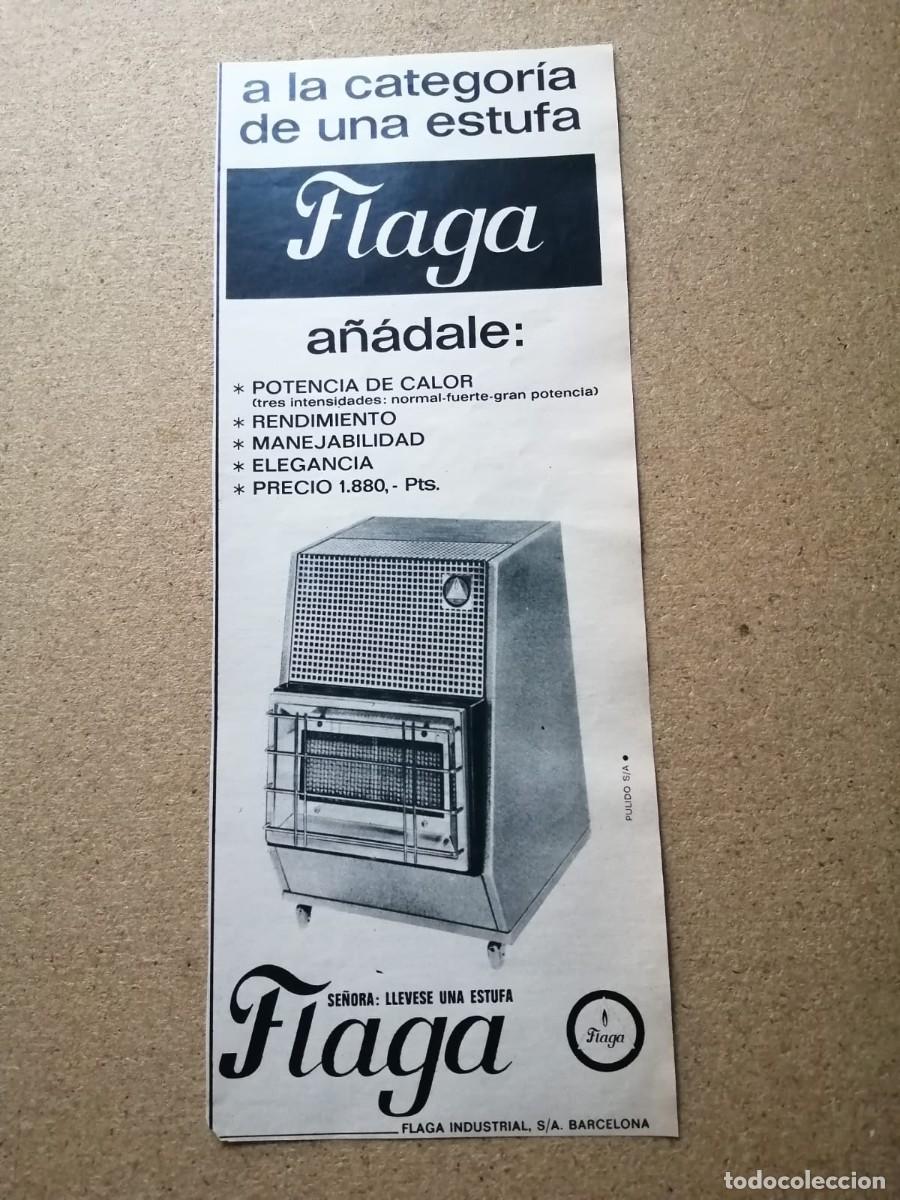 Otros Art&iacute;culos de Coleccionismo en Papel: ANUNCIO. ESTUFA FLAGA